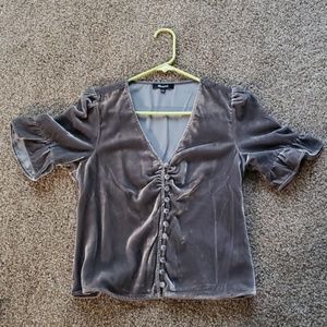 Madewell Velvet Daylight Top